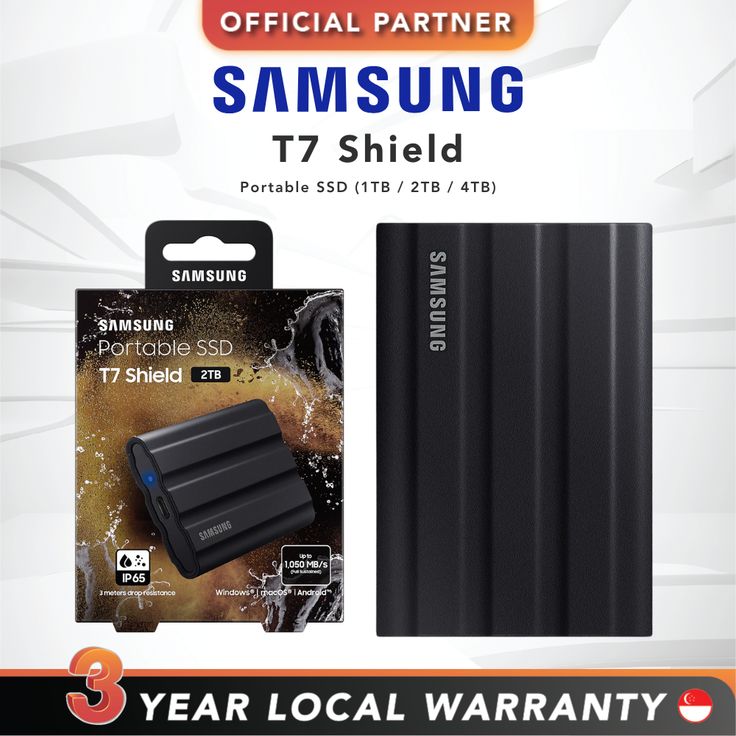 SSD externes Samsung T7 Portable 1 To
